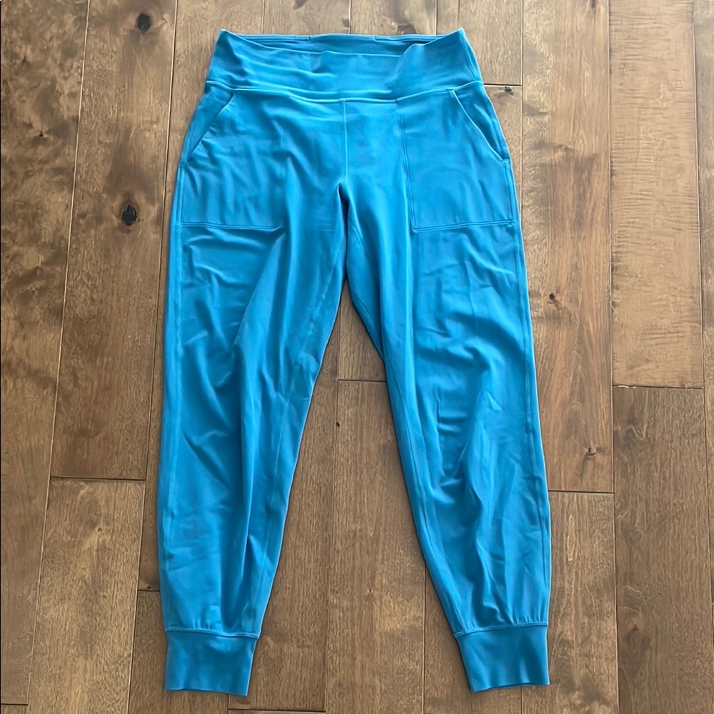 Lululemon Athletica Blue Track Pants with Elastic Waistband